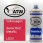 Preview: Volkswagen, Seina Red Metallic, LD3V: 400ml Sprühdose, von ATW Autoteile West.